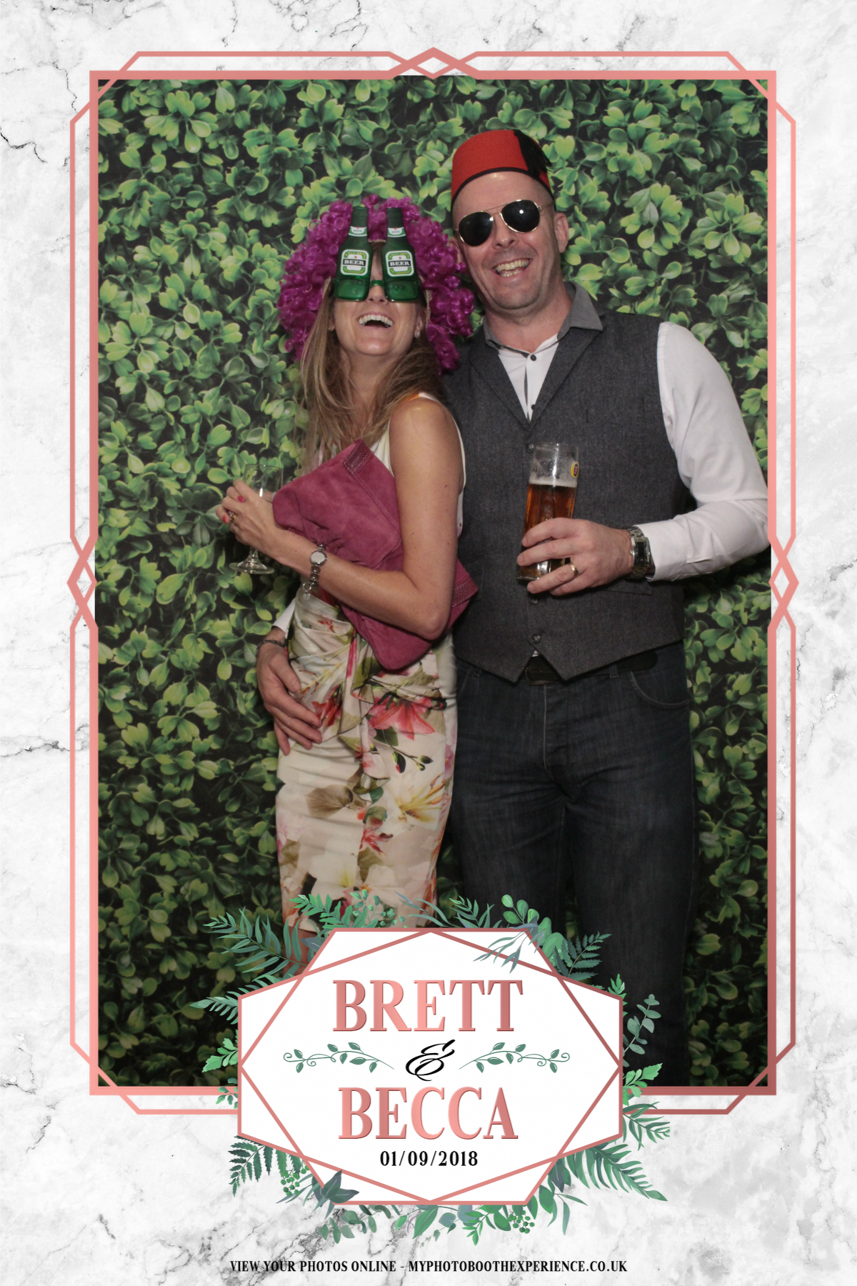 Brett & Becca's Wedding | View more photos from the event at gallery.myphotoboothexperience.co.uk/u/MyPhotoBoothExperienceLtd/Brett-Beccas-Wedding
